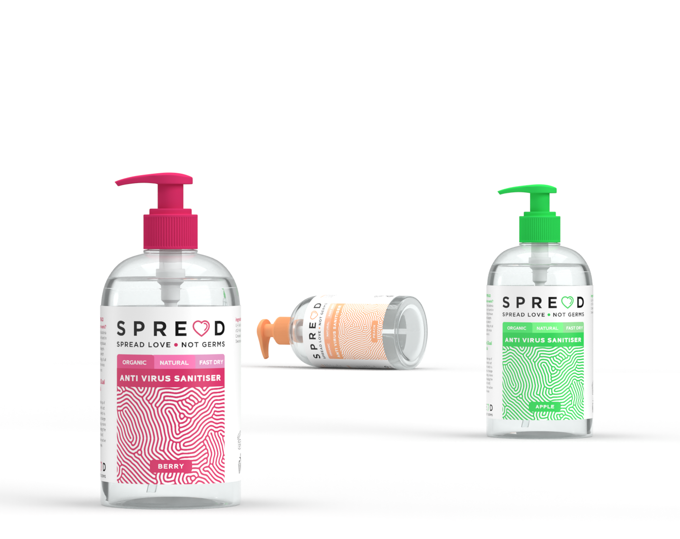 Spread - Hand Sanitiser Packaging Design image 1 by Y Not Tony Design Studio