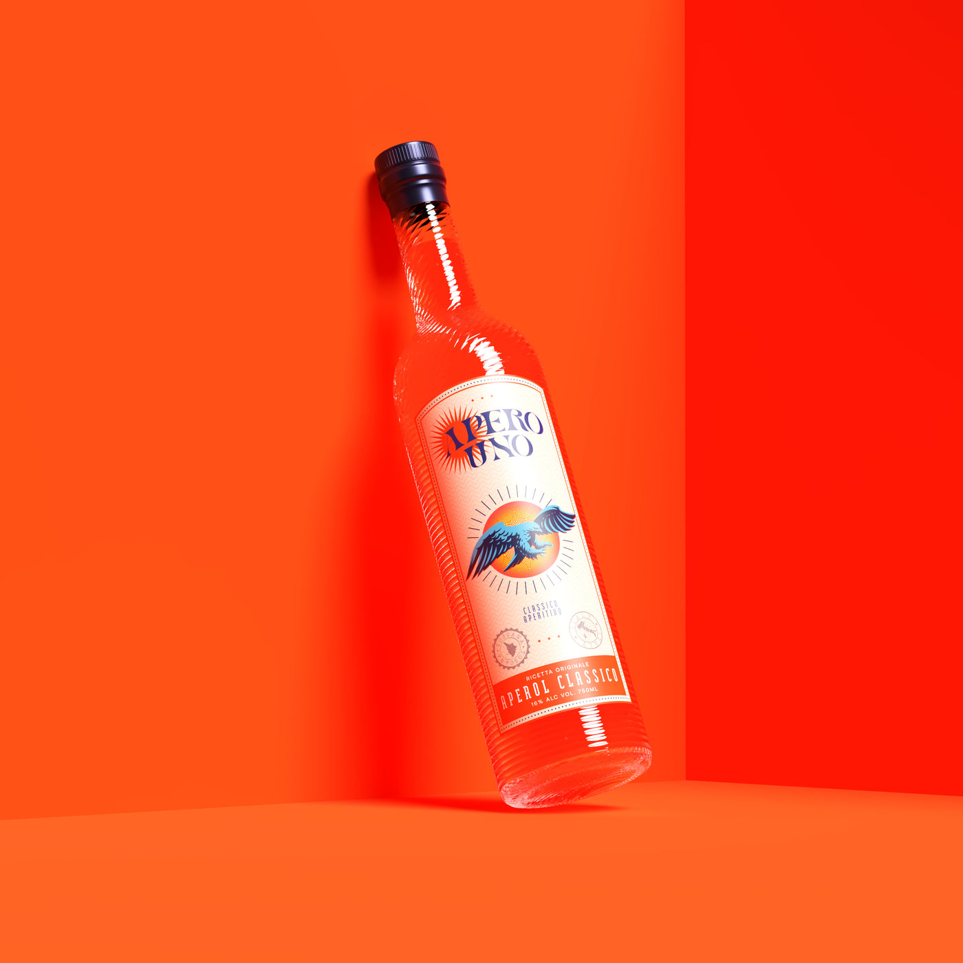 Apero Uno - Aperol Brand & Label Design image 5 by Y Not Tony Design Studio