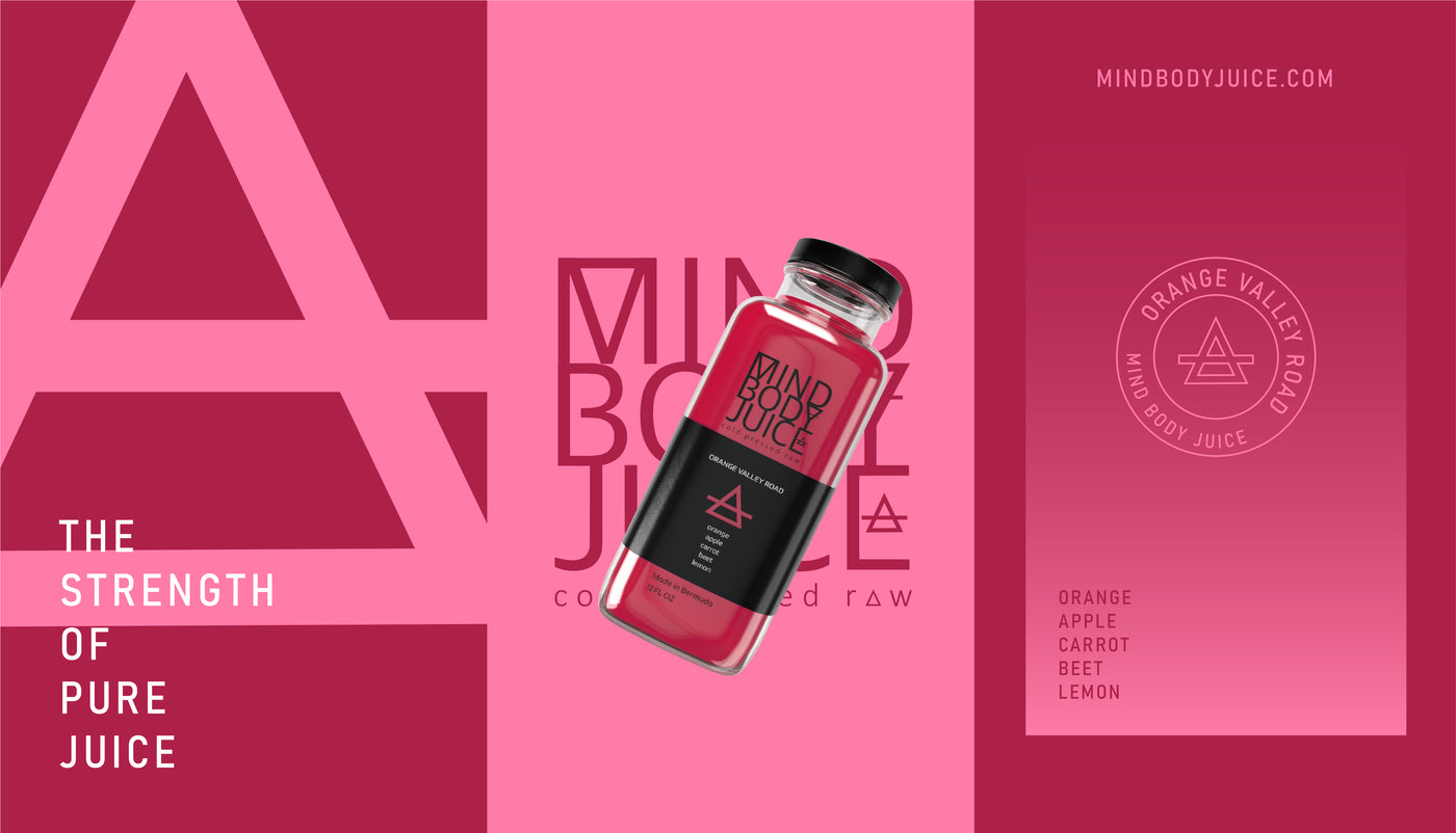 Mind Body Juice - Cold Pressed Juice Label Design image 2 by Y Not Tony Design Studio