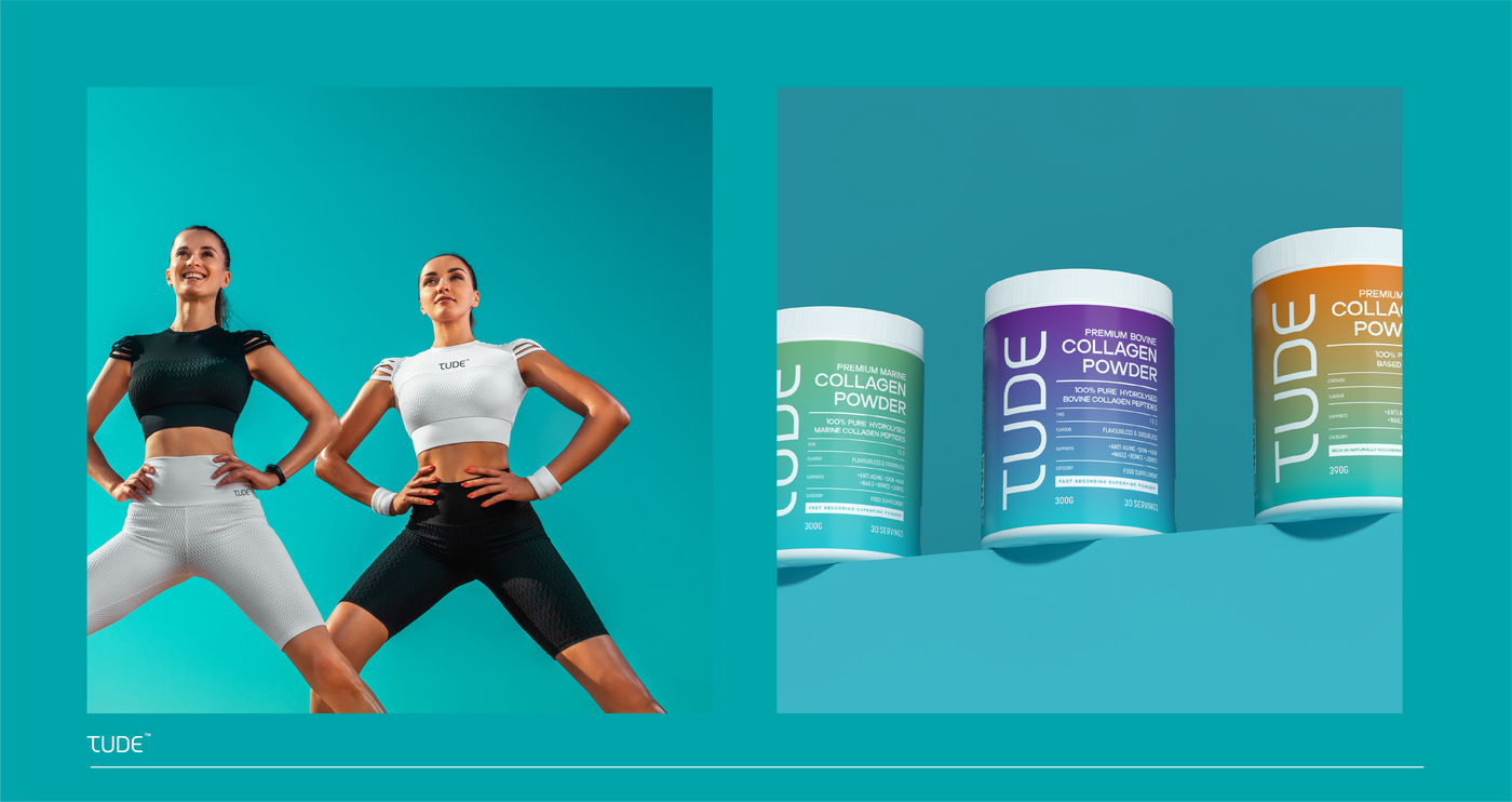 Tude Nutrition - Wellness Nutrition Supplement Brand Design image 2 by Y Not Tony Design Studio