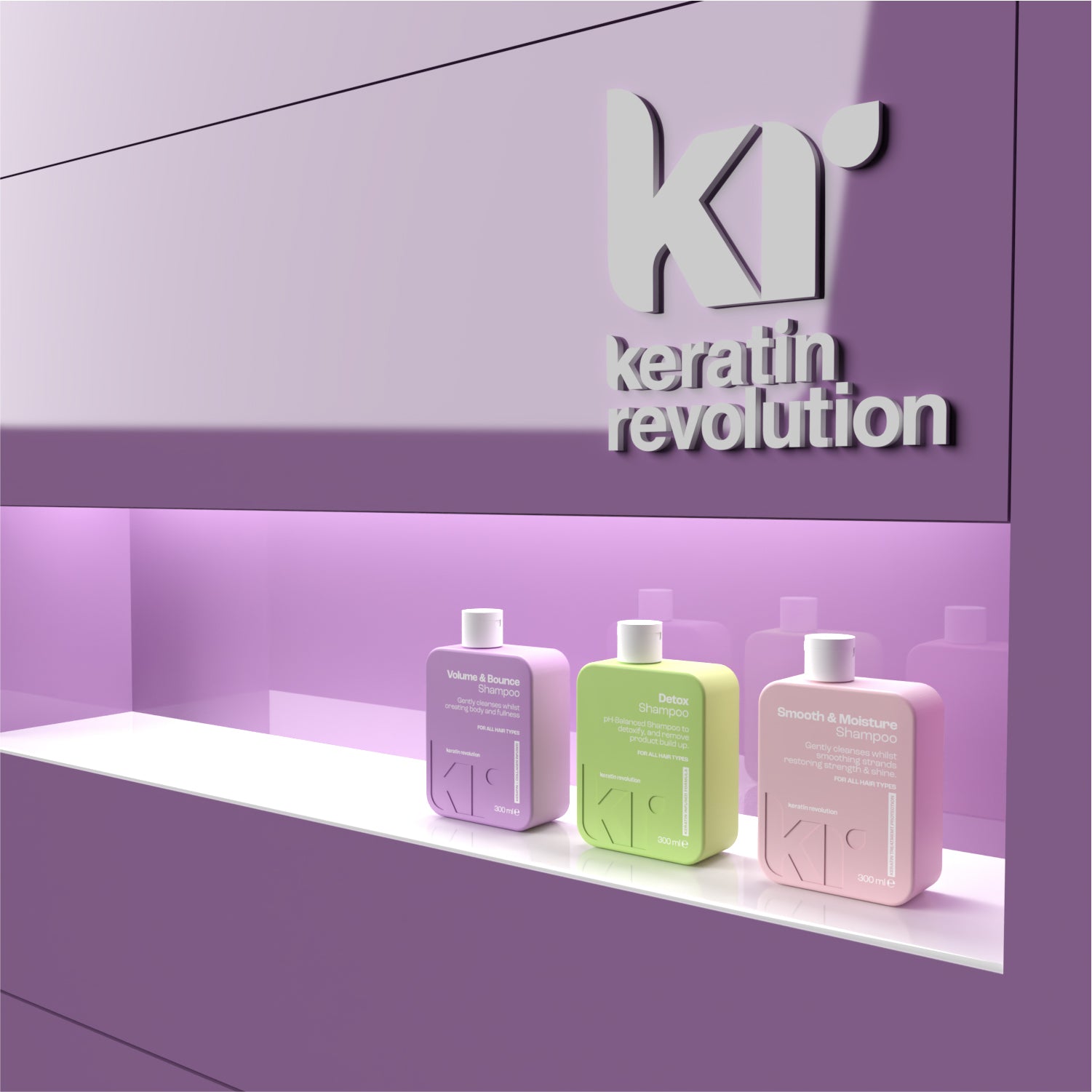 Keratin Revolution Haircare Packaging Design case study hero image by Y Not Tony Design Studio