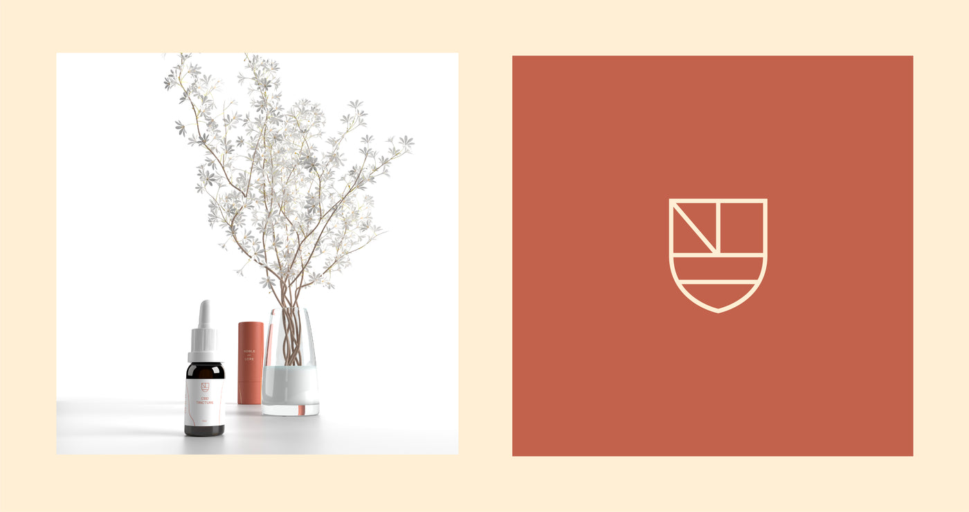 Noble & Lore - CBD Wellness Brand Design image 3 by Y Not Tony Design Studio
