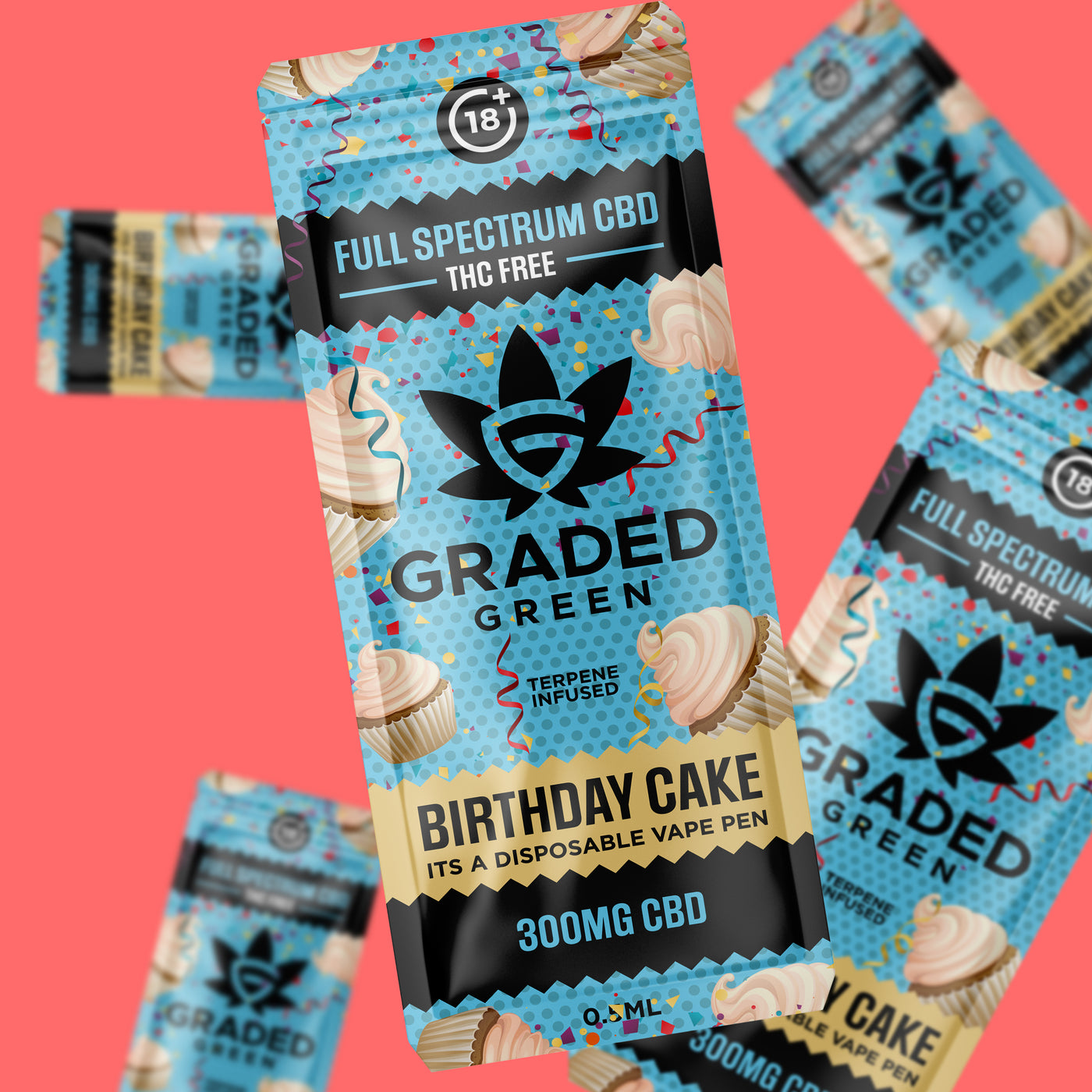 Graded Green - CBD Brand Design image 14 by Y Not Tony Design Studio