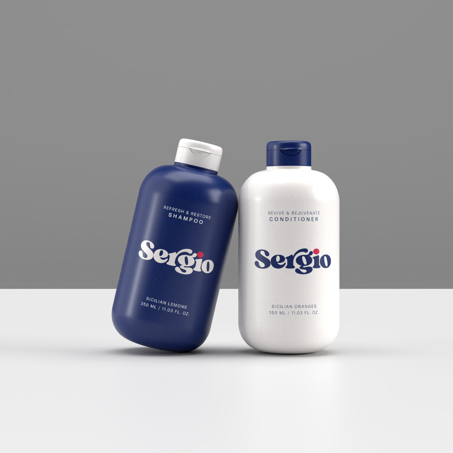 customised shampoo and conditioner packaging design