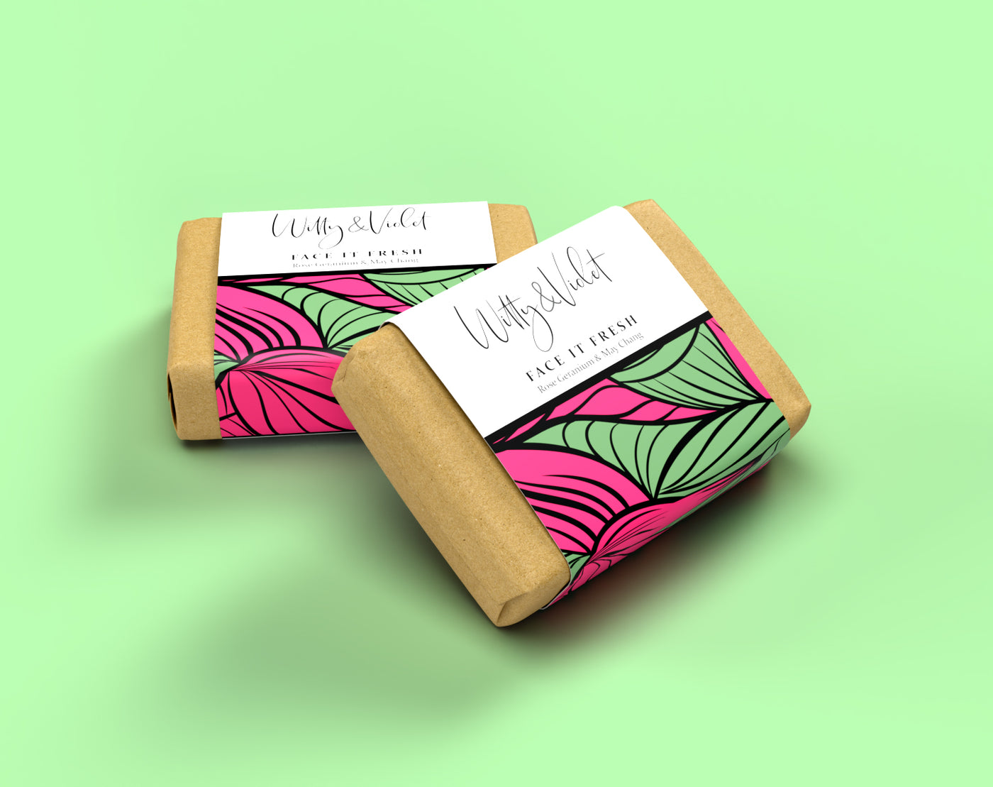 Witty & Violet - Soap Sleeve Packaging Design image 1 by Y Not Tony Design Studio