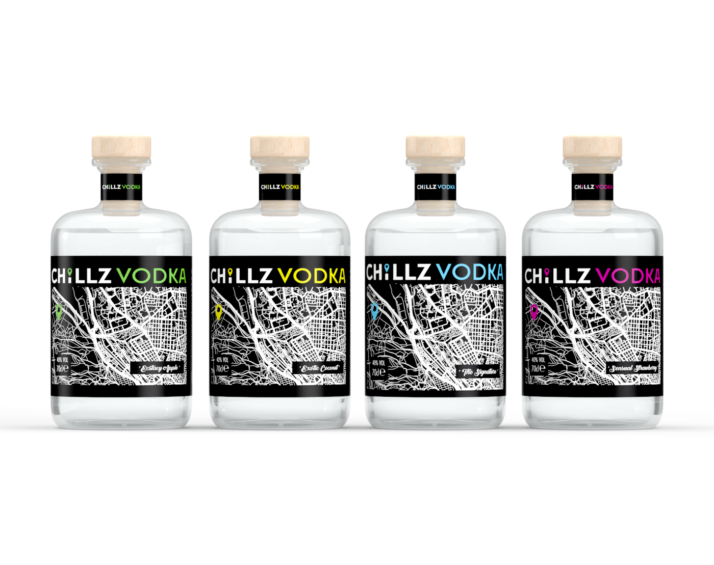 CHILLZ VODKA Label Design for Premium Flavored Vodkas image 4 by Y Not Tony Design Studio