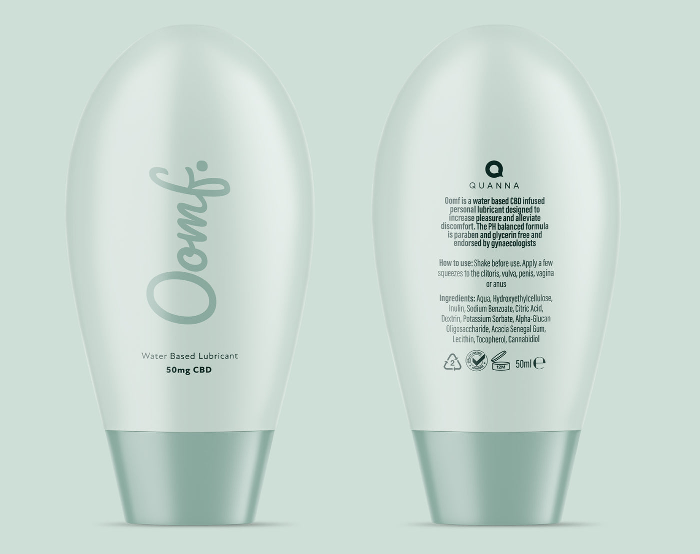OOMF by Quanna - CBD Intimate Wellness Brand Design image 1 by Y Not Tony Design Studio