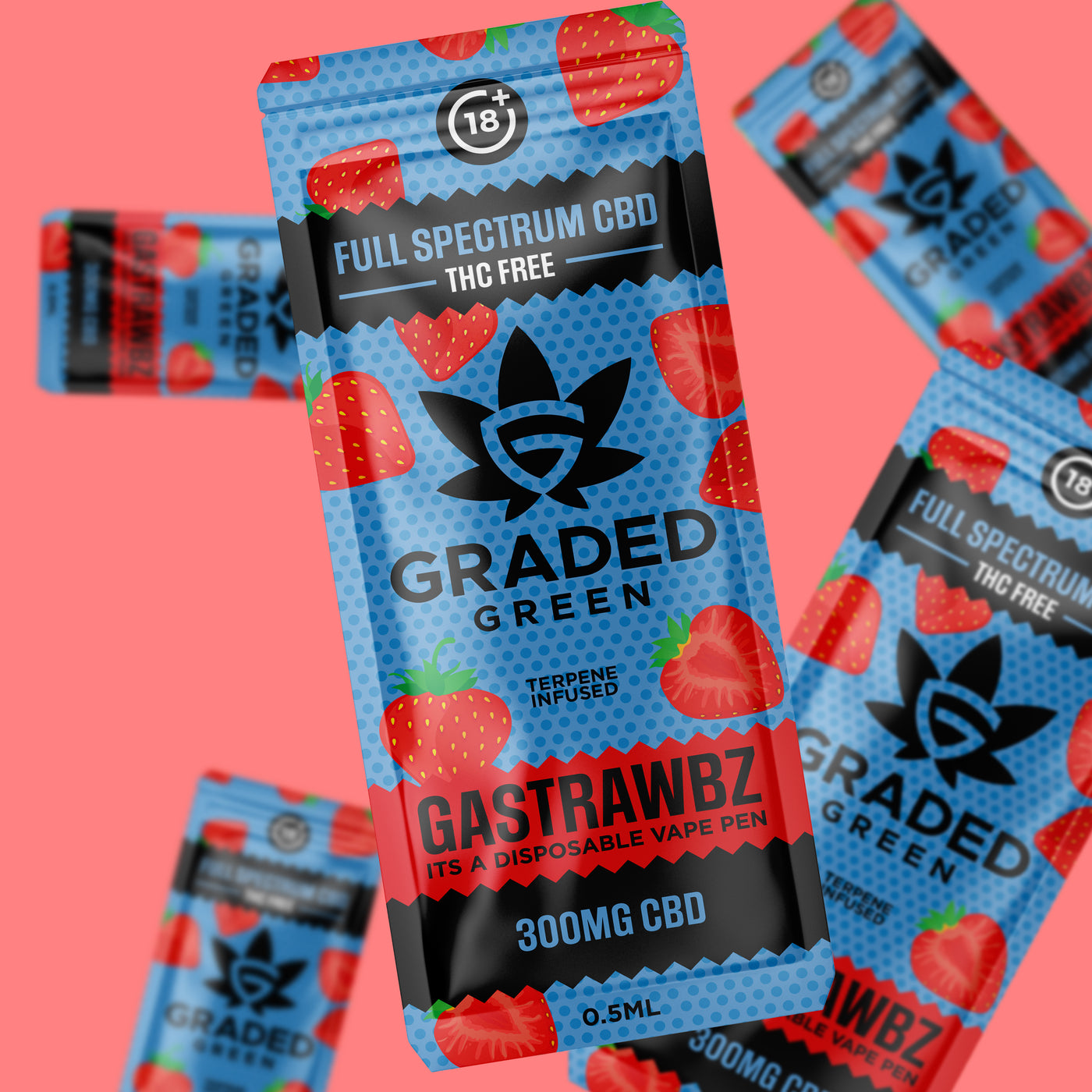Graded Green - CBD Brand Design image 12 by Y Not Tony Design Studio
