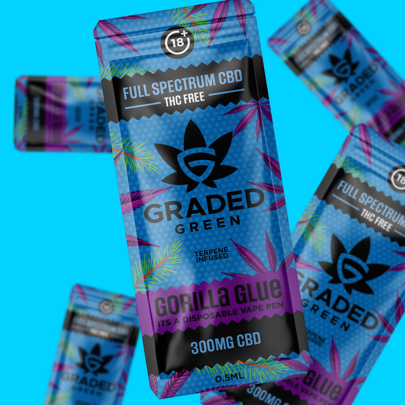 Graded Green - CBD Brand Design image 13 by Y Not Tony Design Studio
