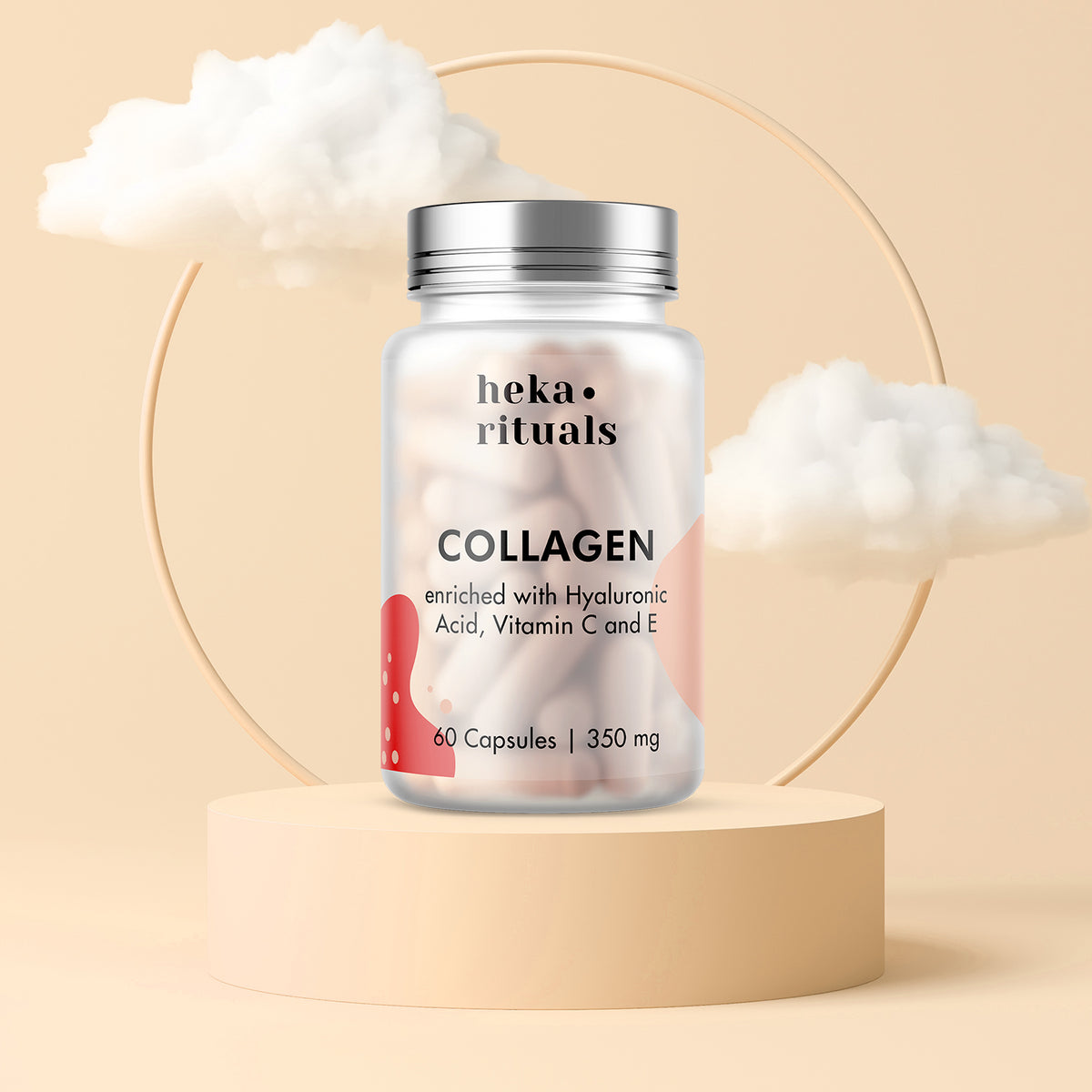 Heka Rituals   Collagen Supplement Brand Design packaging design portfolio project by Y Not Tony Design Studio