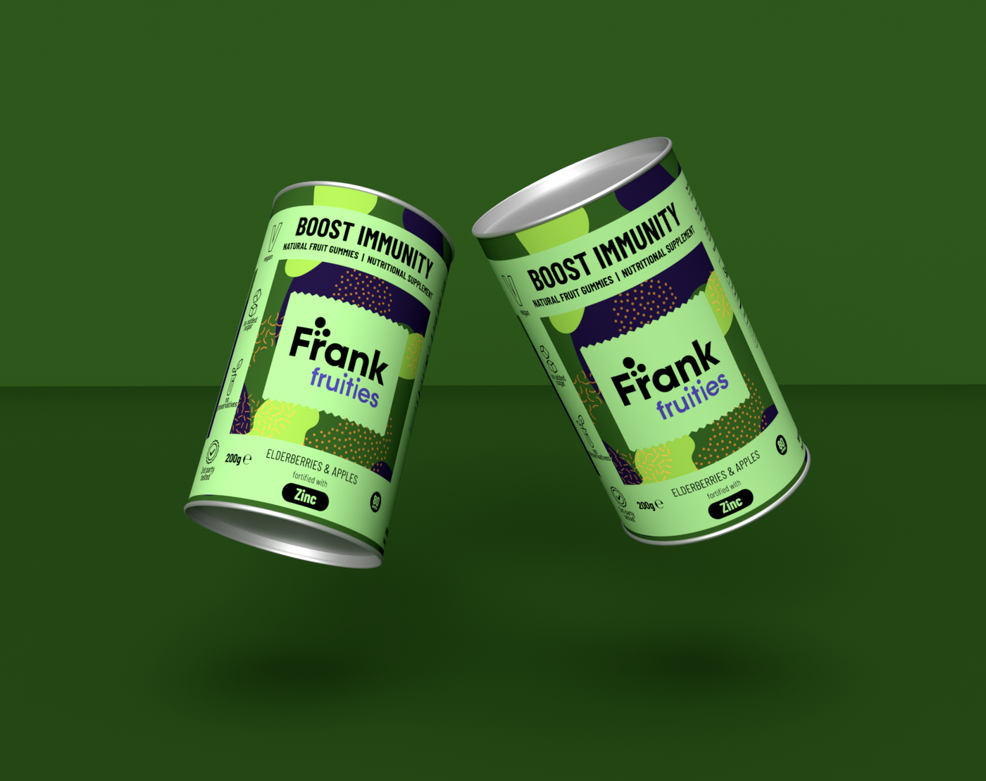 Frank Fruities - Nutritional Gummies Brand Design image 2 by Y Not Tony Design Studio