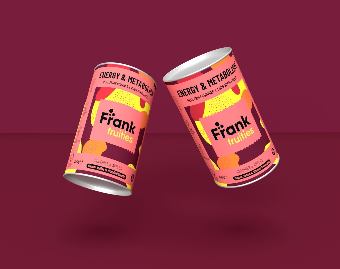 Frank Fruities - Nutritional Gummies Brand Design image 1 by Y Not Tony Design Studio