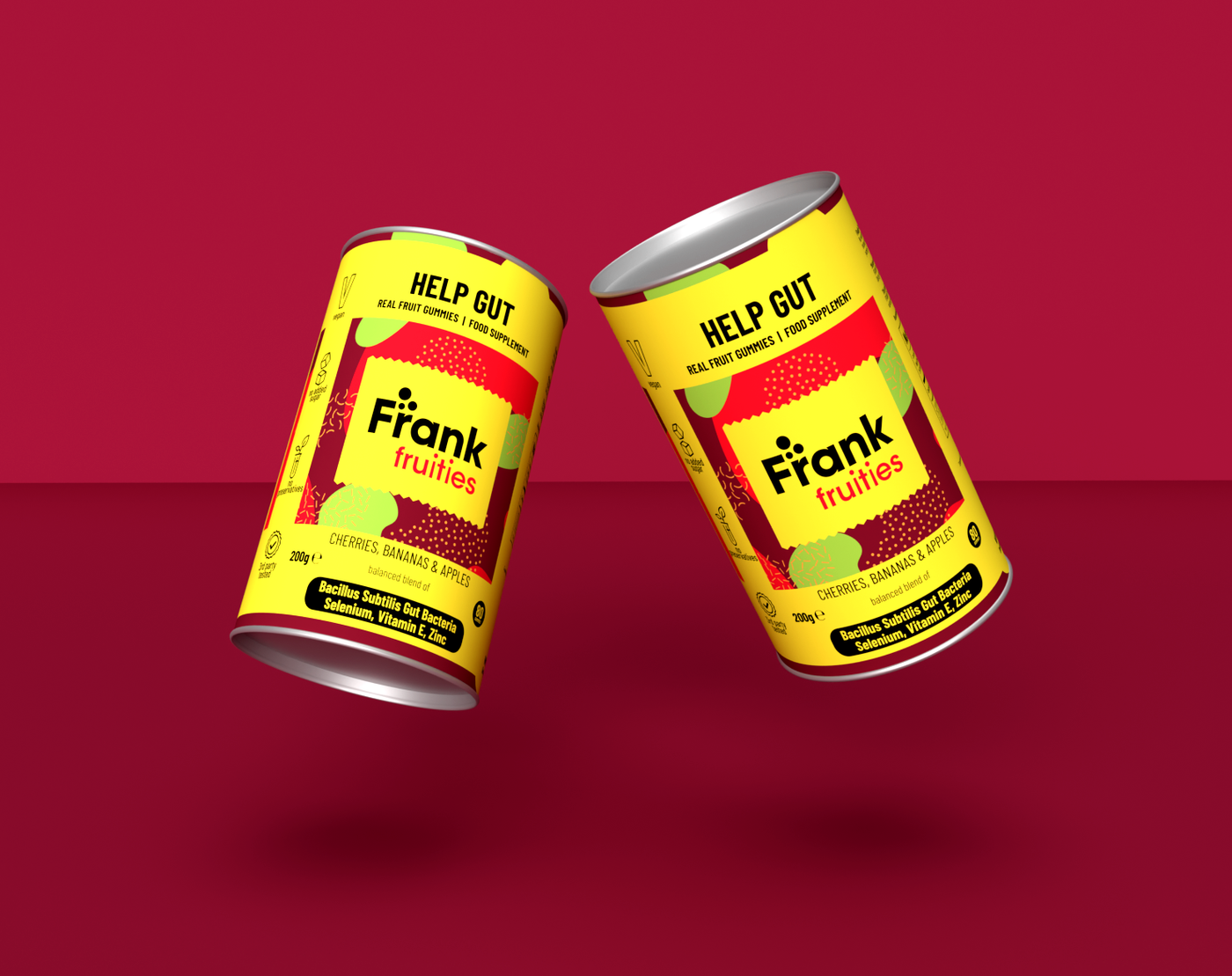 Frank Fruities - Nutritional Gummies Brand Design image 3 by Y Not Tony Design Studio