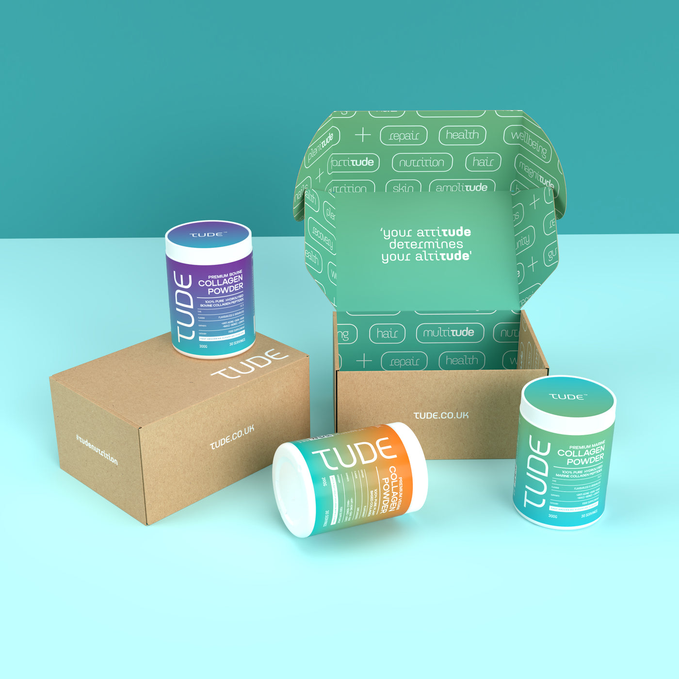 Tude Nutrition - Wellness Nutrition Supplement Brand Design image 5 by Y Not Tony Design Studio