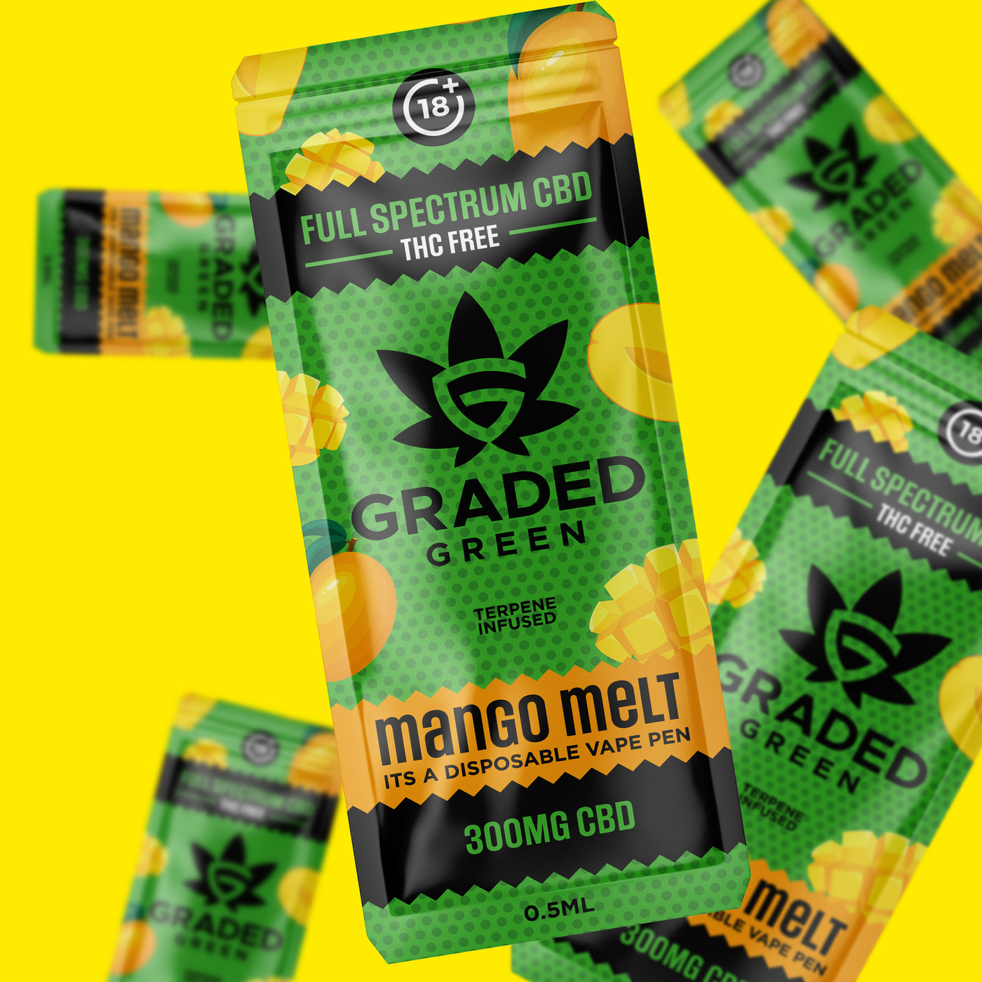 Graded Green - CBD Brand Design image 9 by Y Not Tony Design Studio