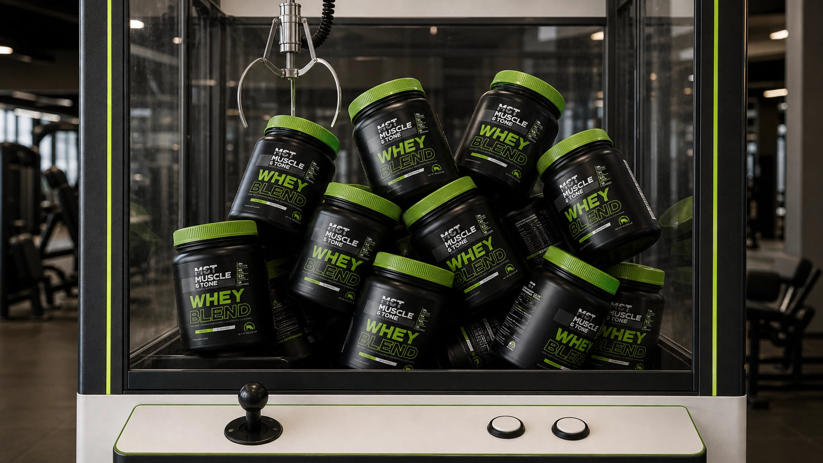 Whey Protein Packaging Design for M&T Muscle & Tone