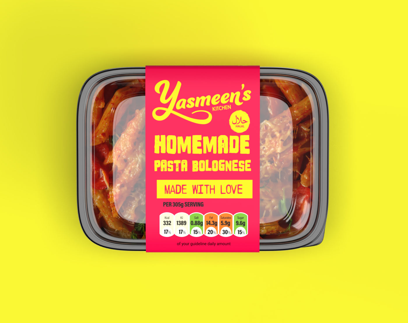Yasmeen's Kitchen - Ready Meals Sleeve Brand Design image 2 by Y Not Tony Design Studio