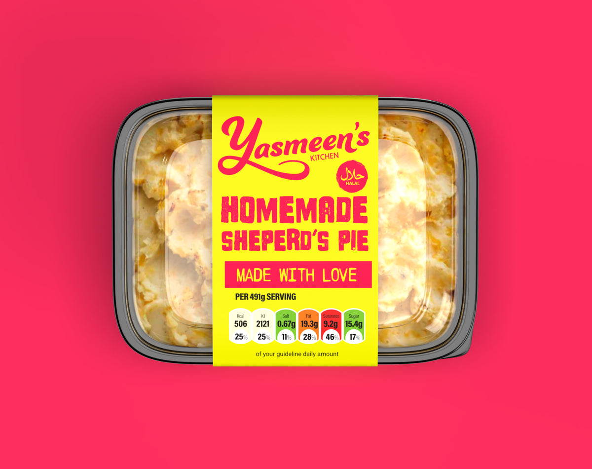 Yasmeen's Kitchen   Ready Meals Sleeve Brand Design packaging design portfolio project by Y Not Tony Design Studio