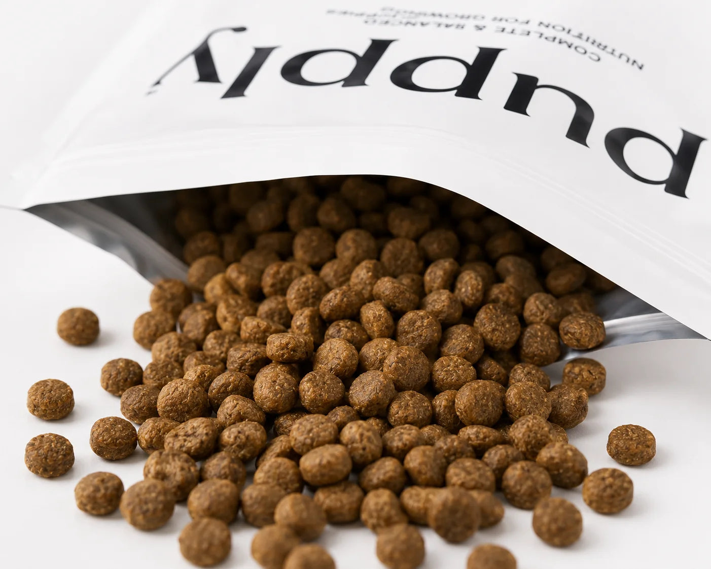 Pupply Premium Puppy Food Packaging Design