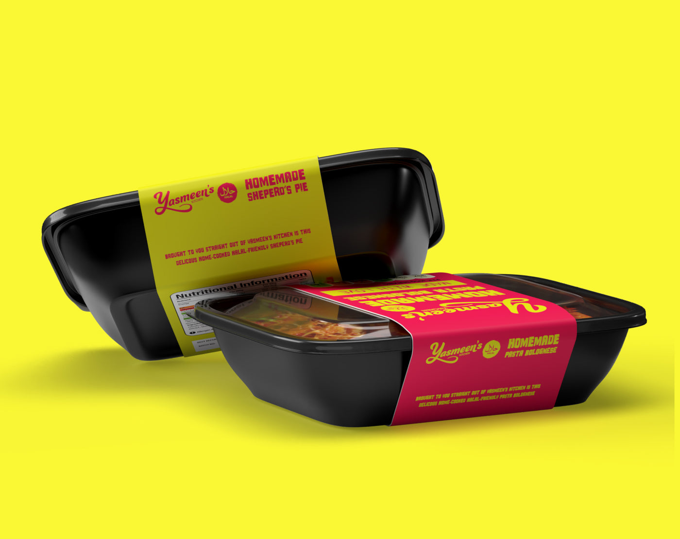Yasmeen's Kitchen - Ready Meals Sleeve Brand Design image 4 by Y Not Tony Design Studio