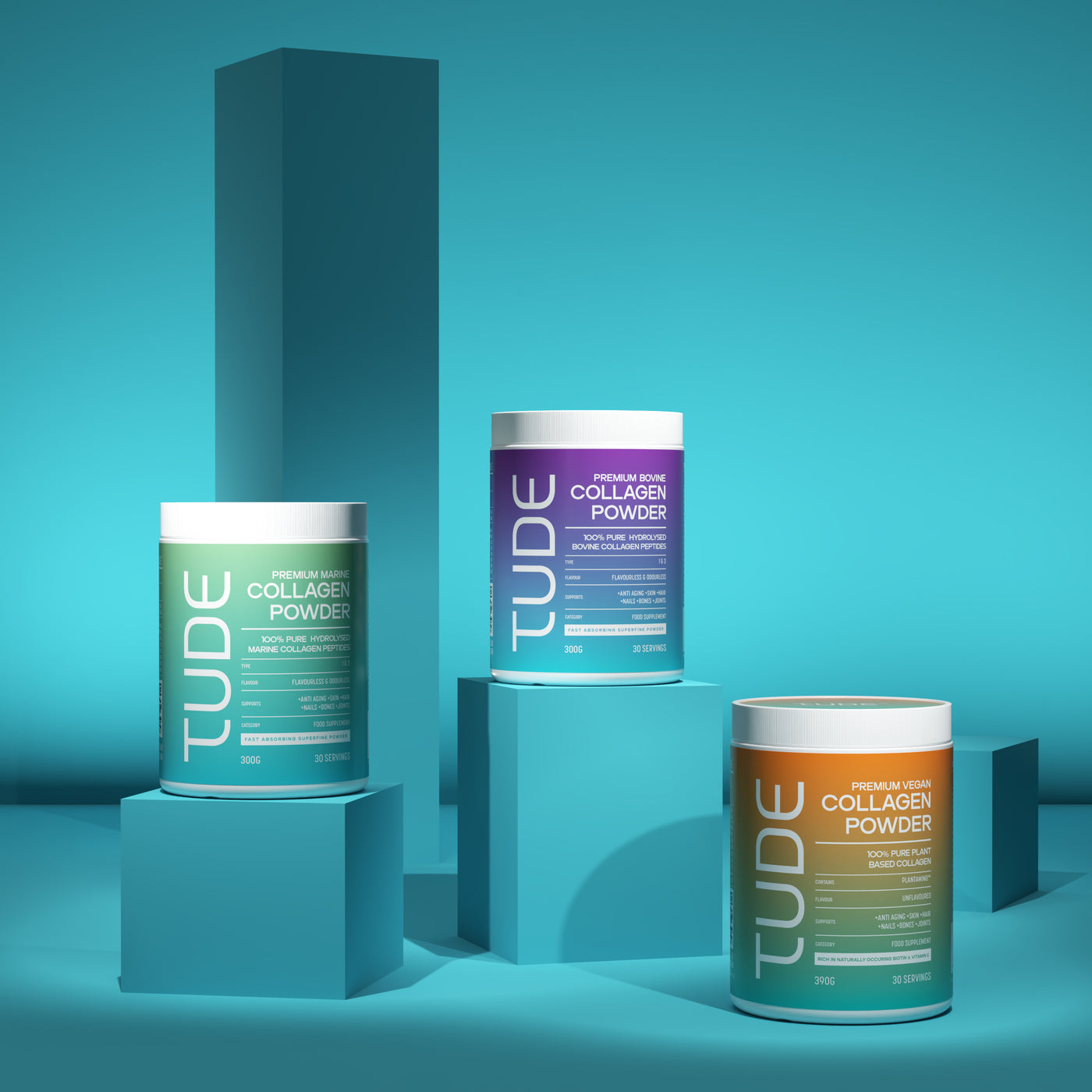 Tude Nutrition - Wellness Nutrition Supplement Brand Design image 6 by Y Not Tony Design Studio