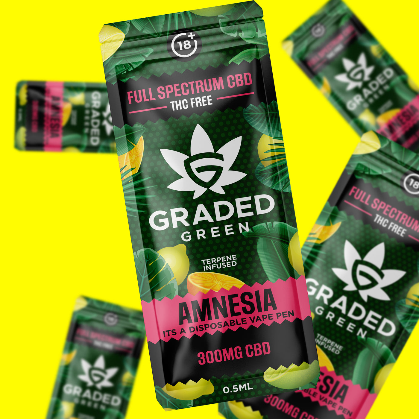 Graded Green - CBD Brand Design image 10 by Y Not Tony Design Studio