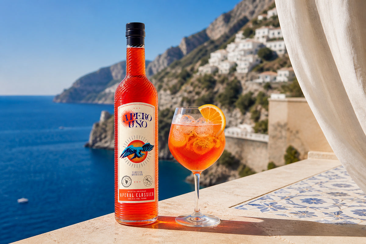Apero Uno Italian Aperitif Label Design