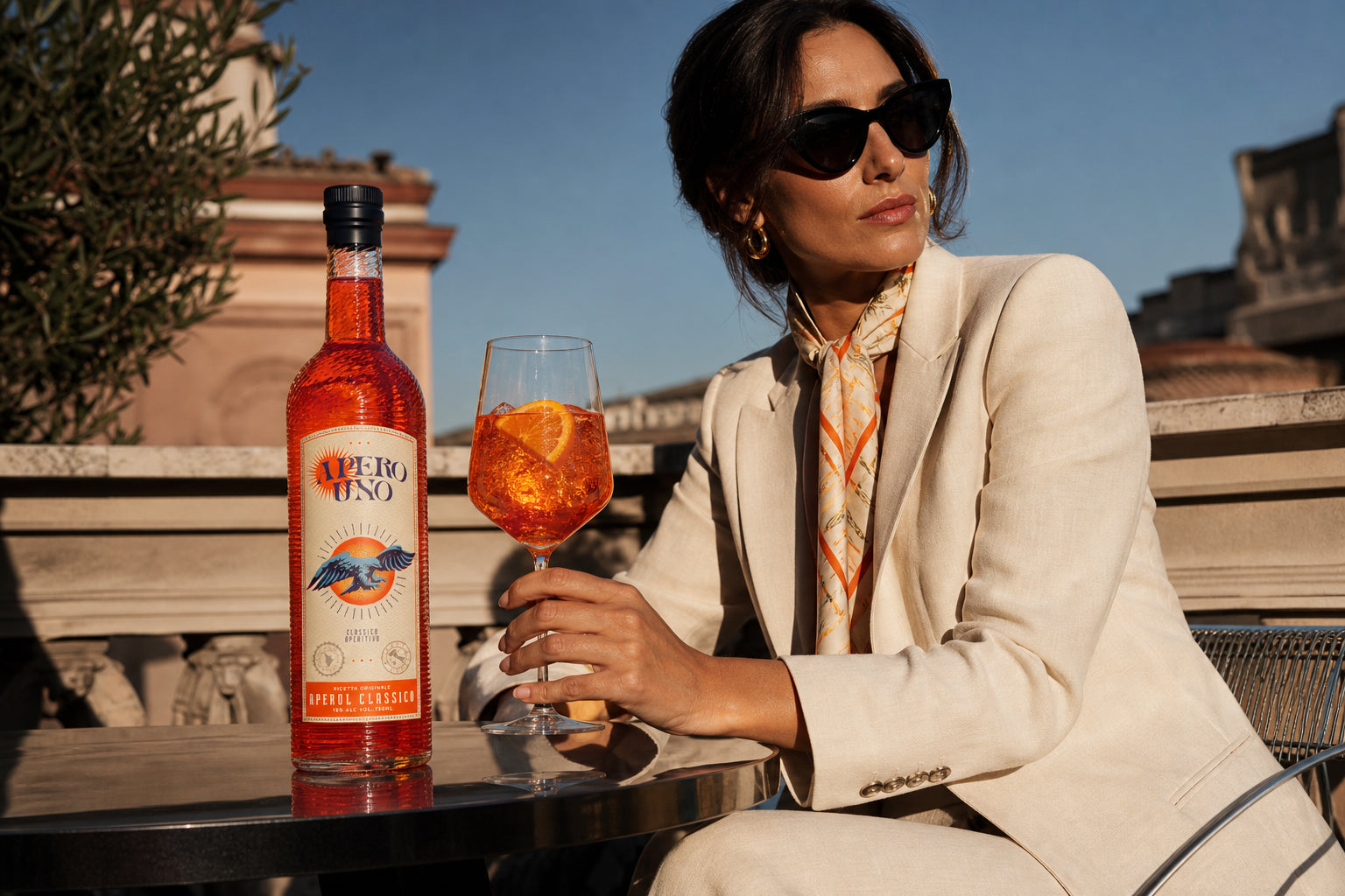 Apero Uno Italian Aperitif Label Design
