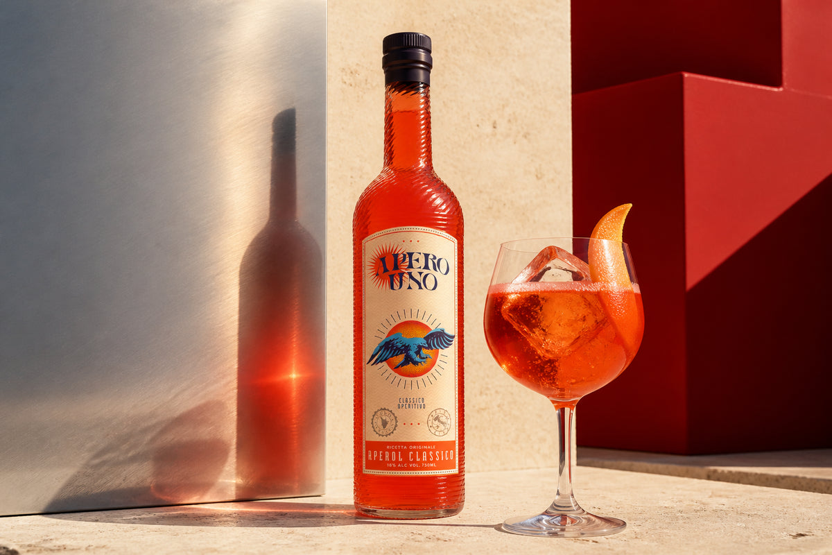 Apero Uno Italian Aperitif Label Design