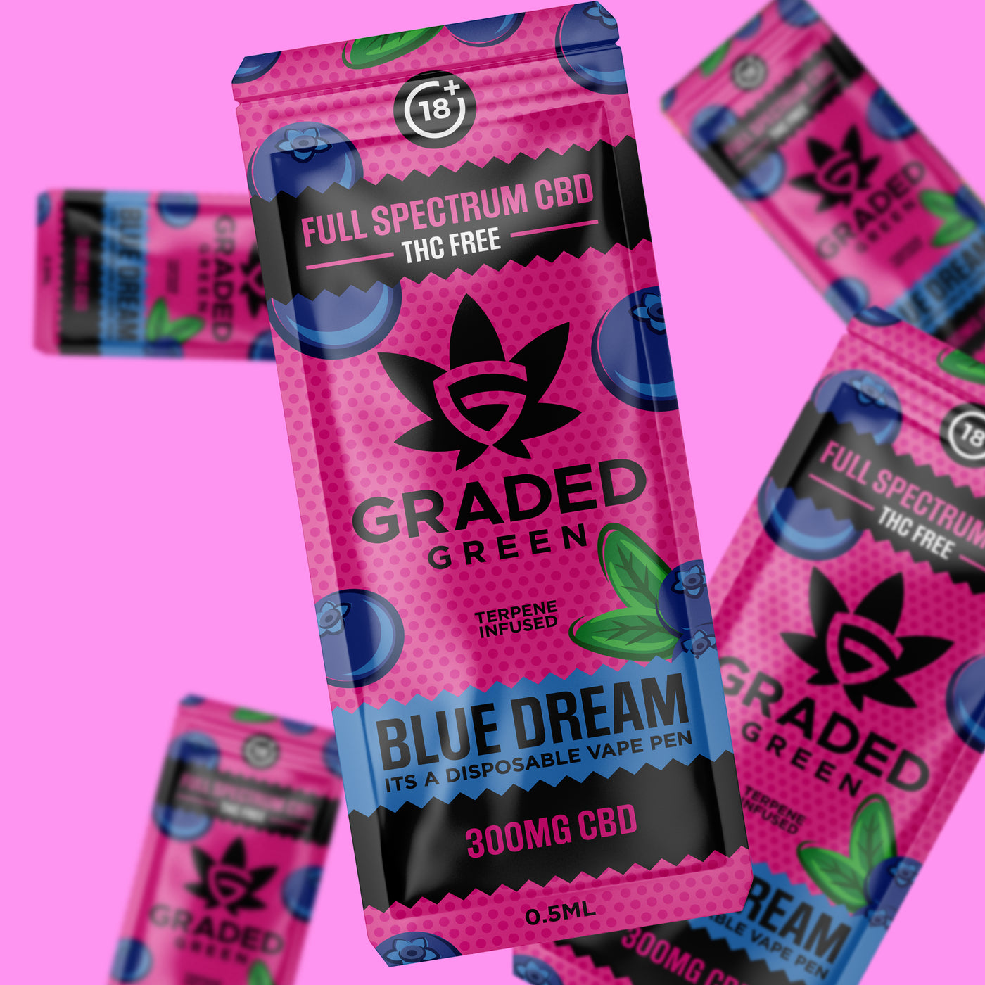 Graded Green - CBD Brand Design image 6 by Y Not Tony Design Studio