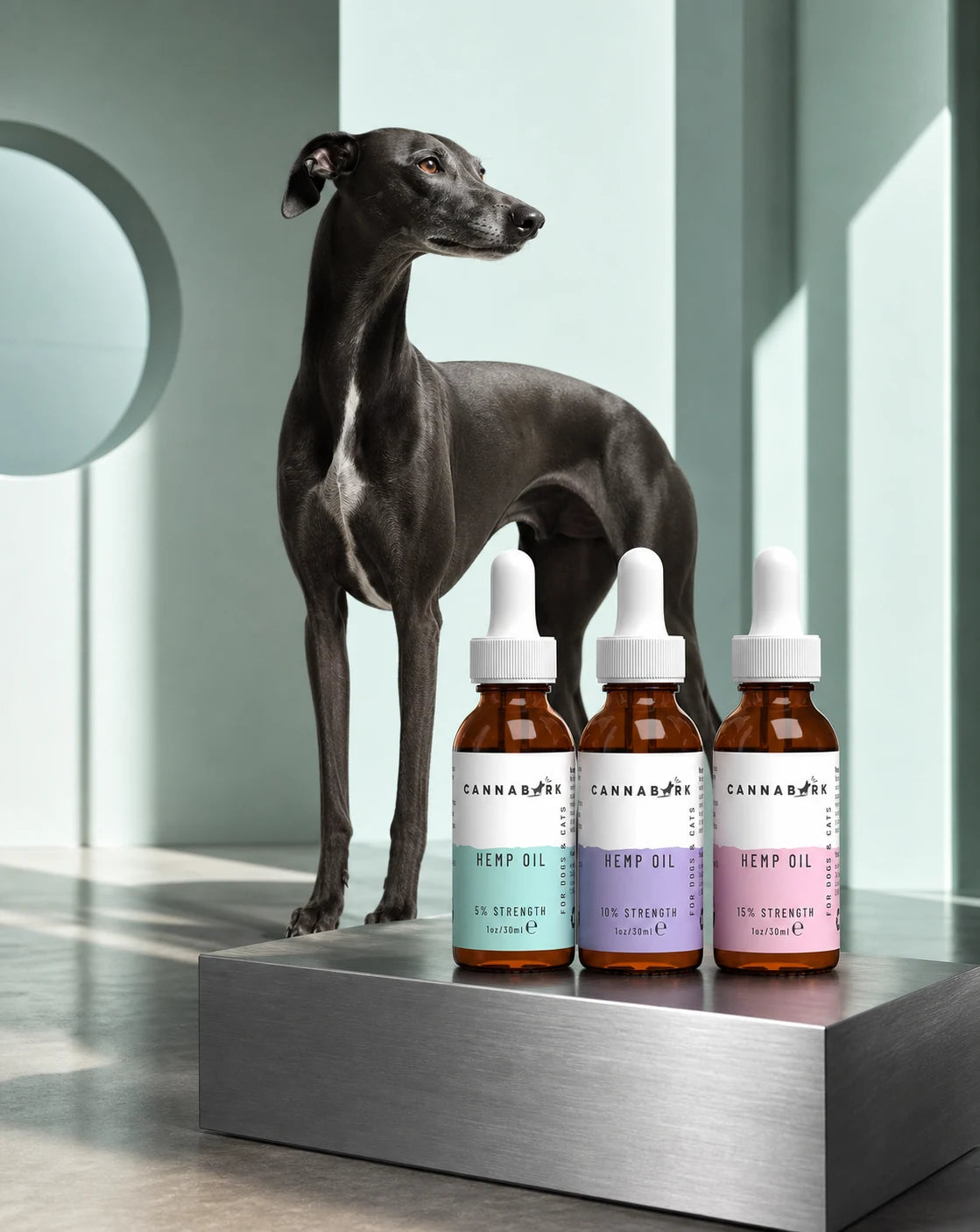 Cannabark CBD Dog Supplement Label Design