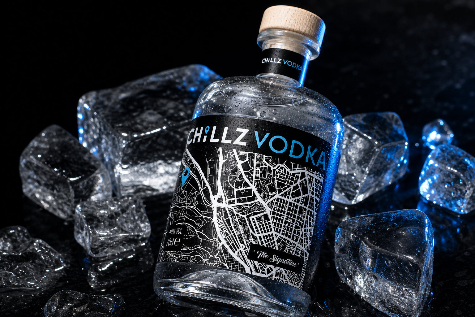 CHILLZ Flavoured Vodka Label Design