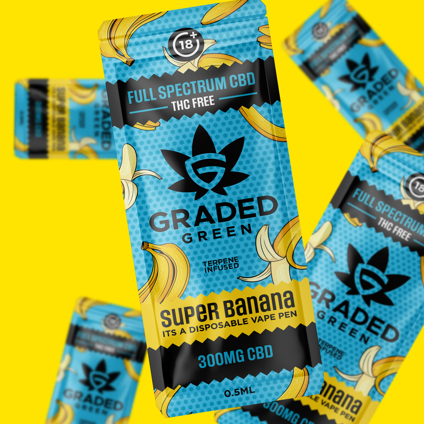 Graded Green - CBD Brand Design image 11 by Y Not Tony Design Studio