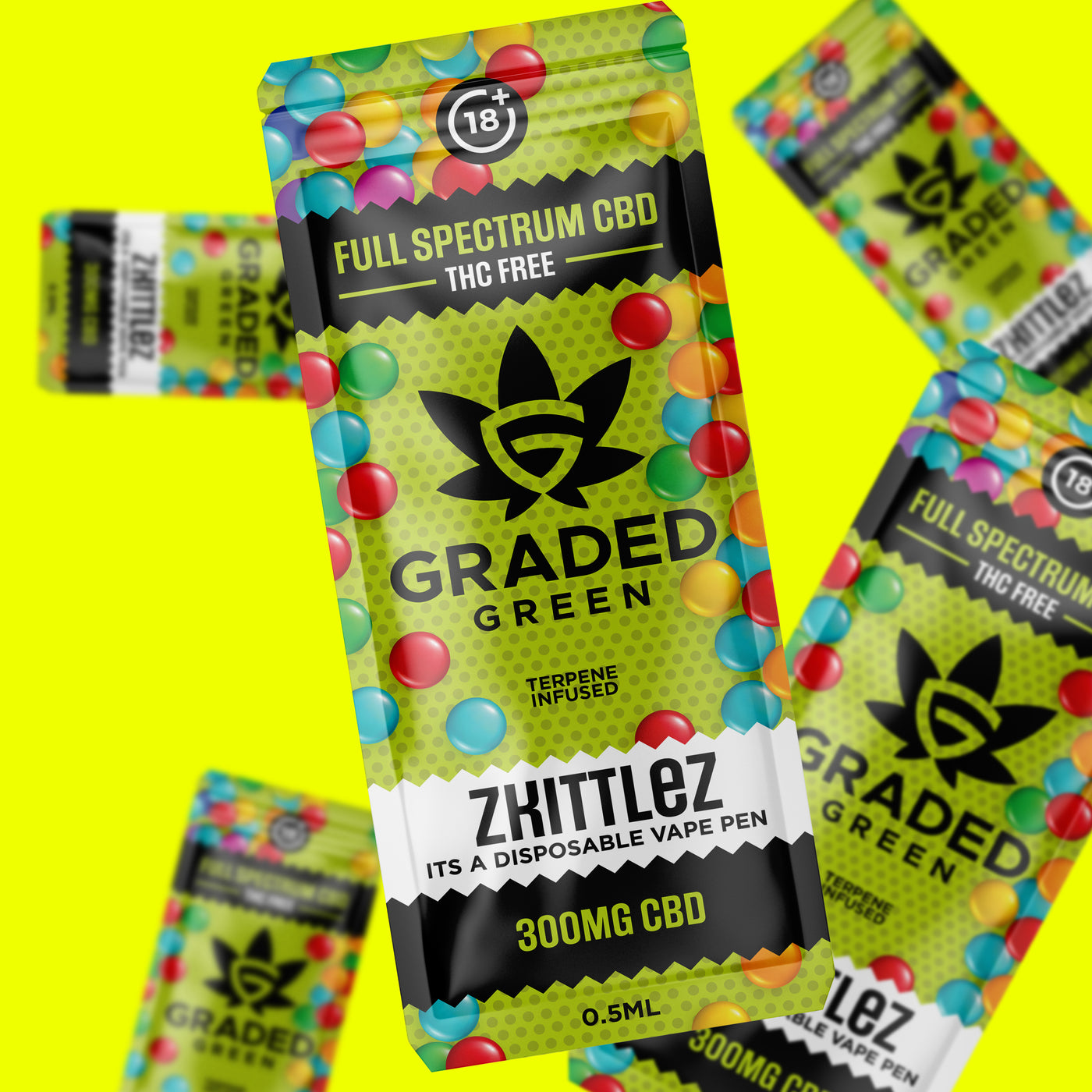 Graded Green - CBD Brand Design image 7 by Y Not Tony Design Studio