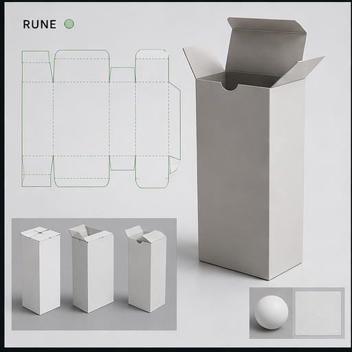 Box carton 3D models visual for 3D modelling by Y Not Tony Design Studio