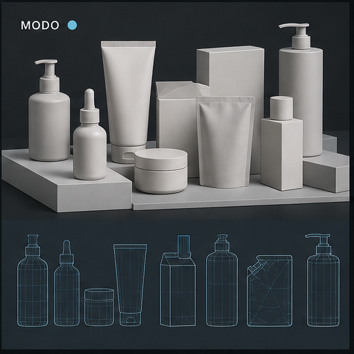 Product range model boards visual for 3D modelling by Y Not Tony Design Studio