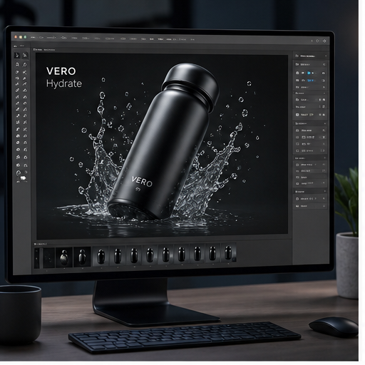 Hero packshot renders visual for 3D product renders by Y Not Tony Design Studio