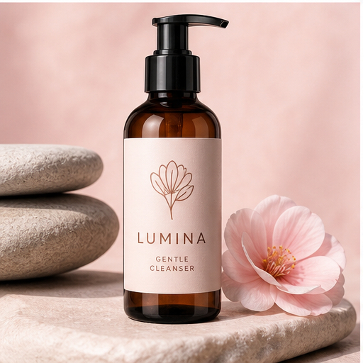 Beauty bottle labels visual for Bottle label design by Y Not Tony Design Studio