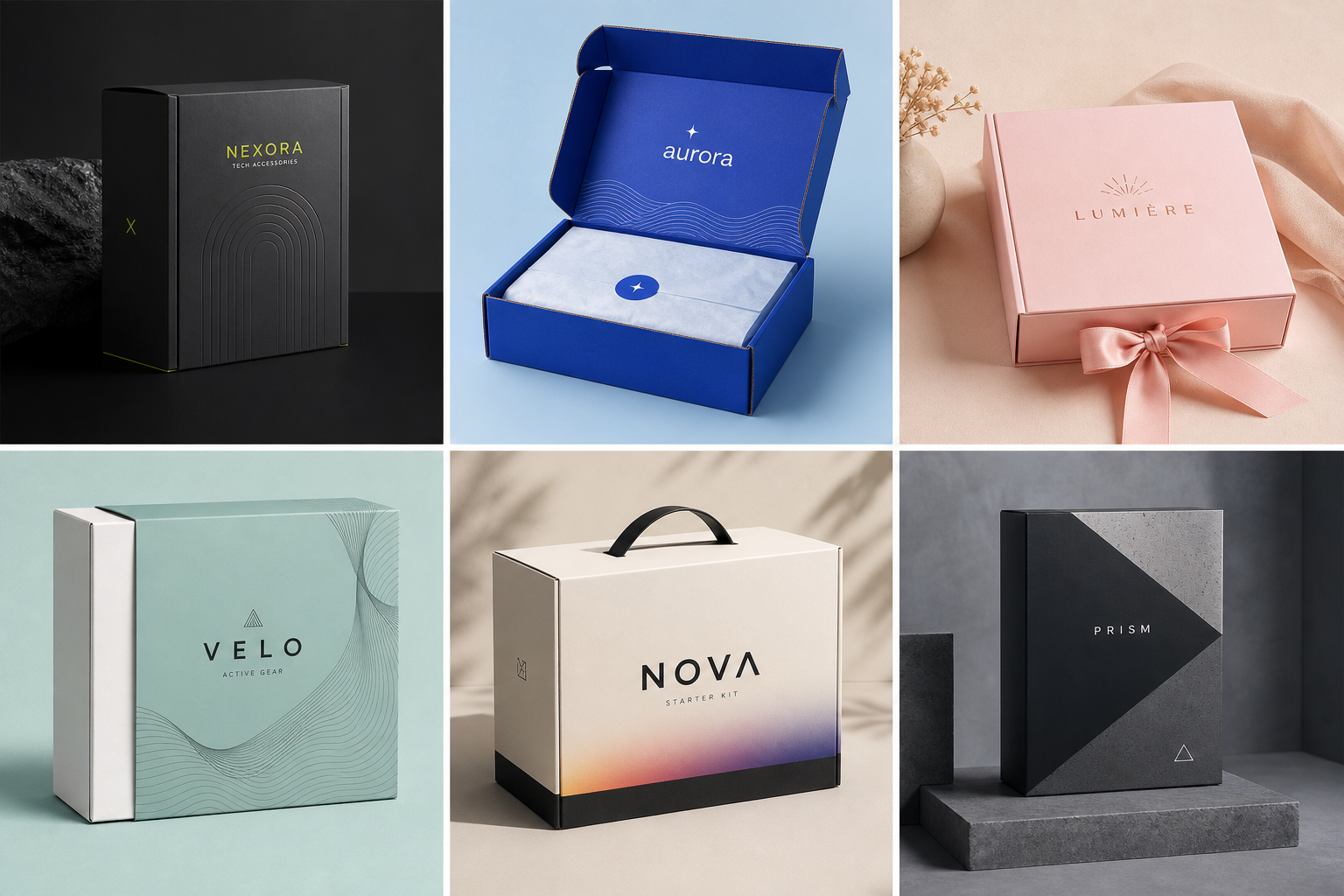 Product box packaging design mockup by Y Not Tony Design Studio