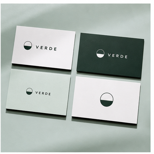 Front and back layout visual for Business card design by Y Not Tony Design Studio