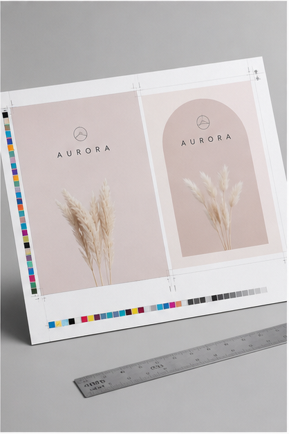 Print-ready artwork visual for Leaflet and brochure design by Y Not Tony Design Studio