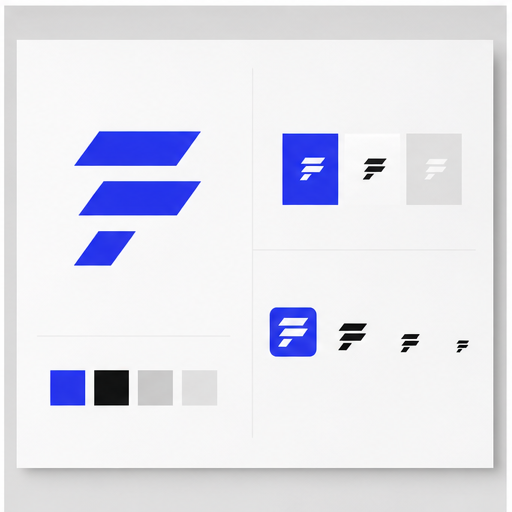 Logo export boards visual for Logo design by Y Not Tony Design Studio