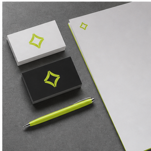 Stationery mark previews visual for Logo design by Y Not Tony Design Studio