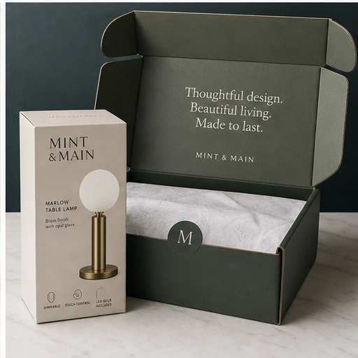 Ecommerce packaging visual for Packaging design by Y Not Tony Design Studio