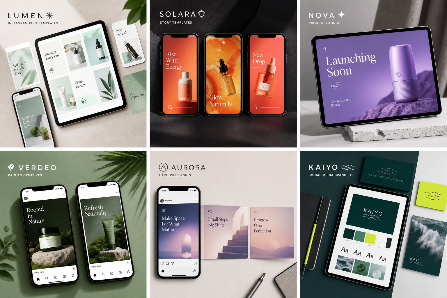Product launch social media visual by Y Not Tony Design Studio