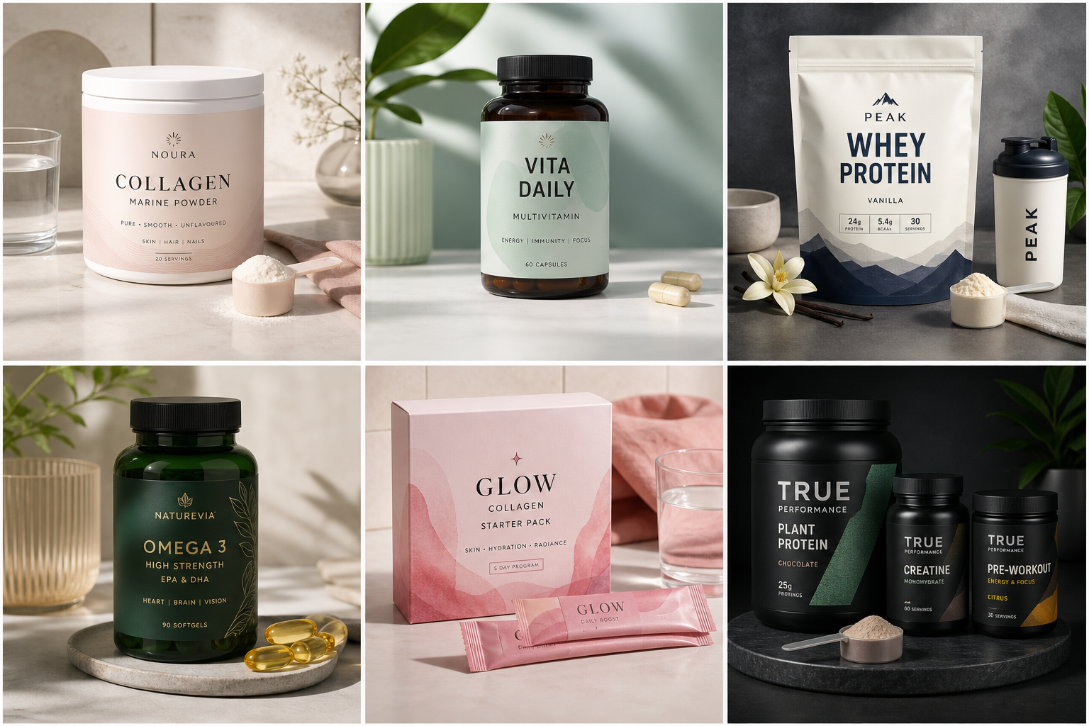 Supplement tin packaging design and 3D product render by Y Not Tony Design Studio